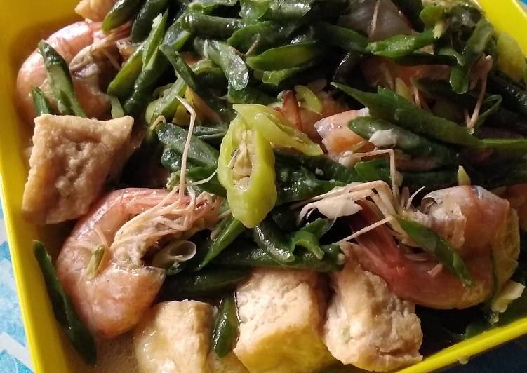 Tumis Udang ft Kacang panjang