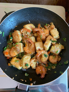 Foto resep Udang Tahu Cabe Garam simpel