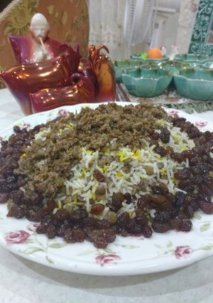 عکسی از دستور عدس پلو