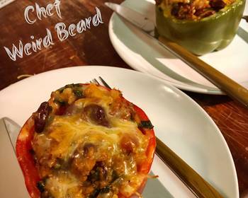 Fresh, Making Recipe Chorizo Stuffed Bell Peppers Delicious Perfect