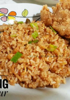 Foto resep Nasi Goreng Campur Praktis Buat Bekal