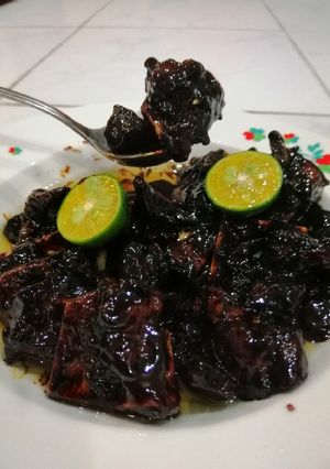 Gambar Tulang biri biri masak hitam 'kante' #KCHUP