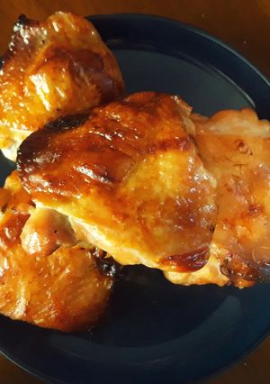 Hình của món Gà nướng mật ong - CT đơn giản.