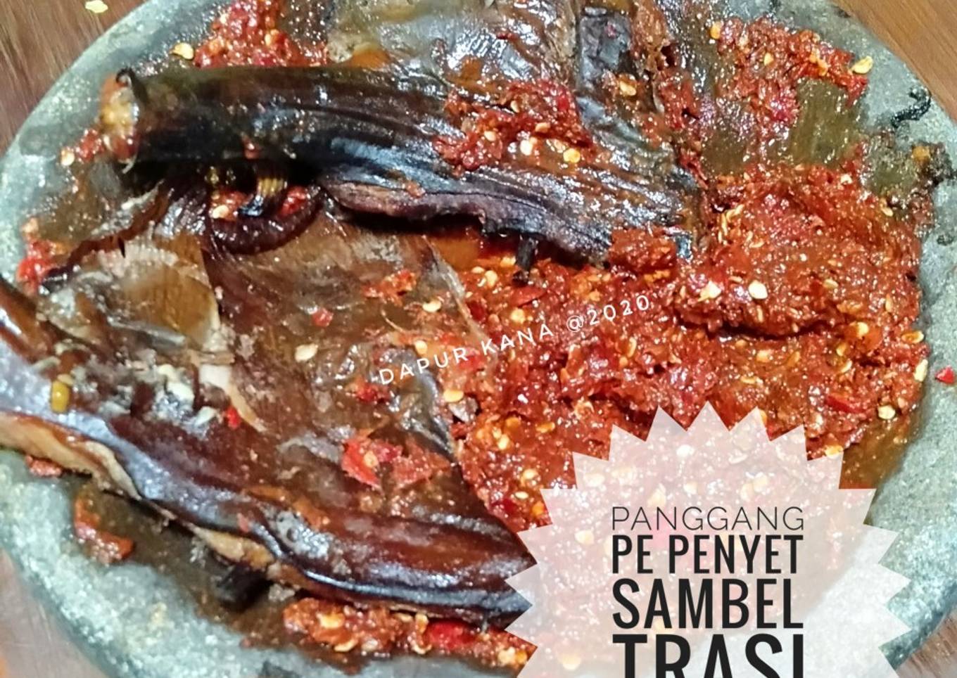 Panggang pe penyet sambel trasi