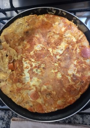 Una foto de Tortilla de Papa de mi abuela (versión mía I)