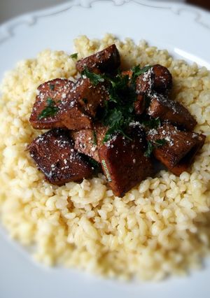Vegan pácolt tofu recept fotója