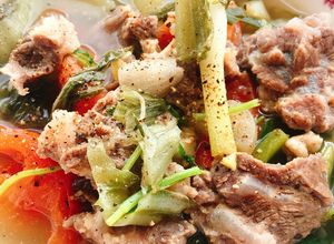 Hình của món Canh dưa bò.