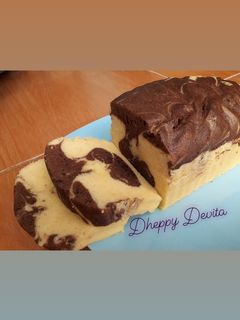 Foto resep Steamed Marble Cake a.k.a Bolu Marmer Kukus Endesss
