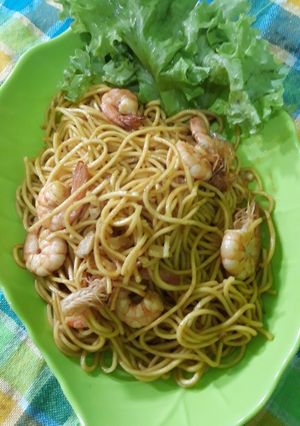 Foto resep Mie goreng udang