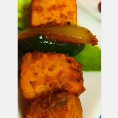 Paneer tikka A picture of Paneer tikka.