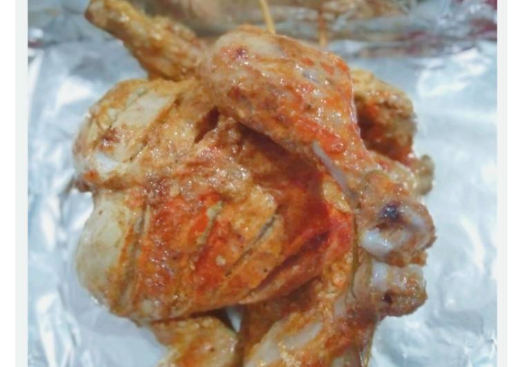 Simple Way to Prepare Quick Roasted whole chicken 🍗