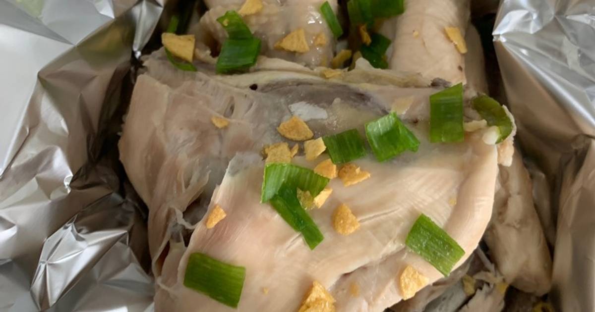 Resep Ayam Garam Ala Hakka Hakka Salted Steamed Chicken Oleh Sarah Pardede Dapur Awak Cookpad