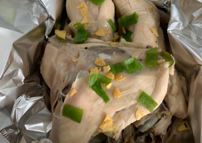 Ayam Garam Ala Hakka/ Hakka salted steamed chicken