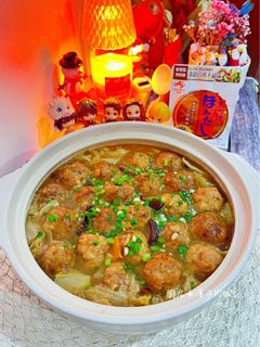 干貝白菜獅子頭 的食譜成品照片