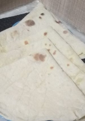 صورة لوصفة خبز ترتلا أو خبز شوارما سهل وناجح من مرة لأولى