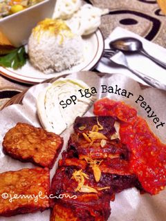 Foto resep Sop Iga Bakar Penyet