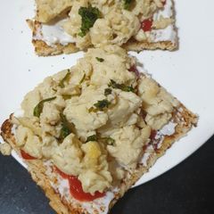 A picture of Scrambled Egg Toast.
