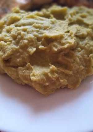 Una foto de Puré de arvejas partidas