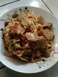 Tumis jamur bakso🤤🍽️