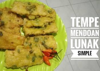 Resep Populer Tempe Mendoan Lunak Simple Nikmat Lezat