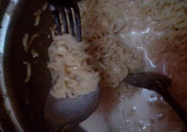 Resep Mie susu keju Anti Gagal