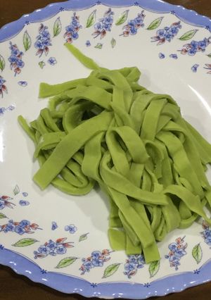 Foto resep Mie sawi hijau