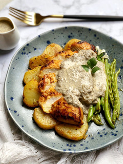 Foto resep Grilled Chicken Mushroom Sauce