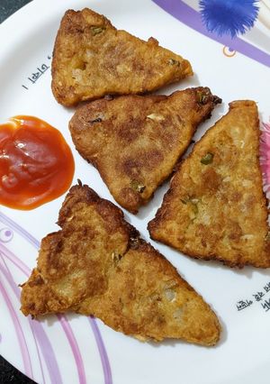 ব্রেড পটেটো স্নাক্স রেসিপির প্রধান ছবি
