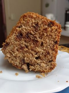 Una foto de Bizcocho integral de chocolate, sin azúcar agregada