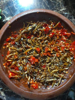 Foto resep Sambal korek teri
