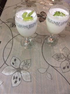 A picture of Mint lassi.