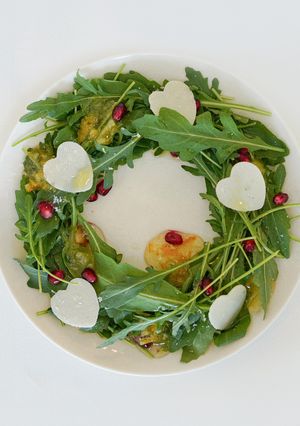 A picture of Christmas Wreath Salad ✨💚🎄.