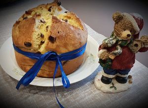 Panettone, olasz gyümölcskenyér recept fotója