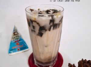 Foto resep Es Cao (Cincau) Santan Gula Merah