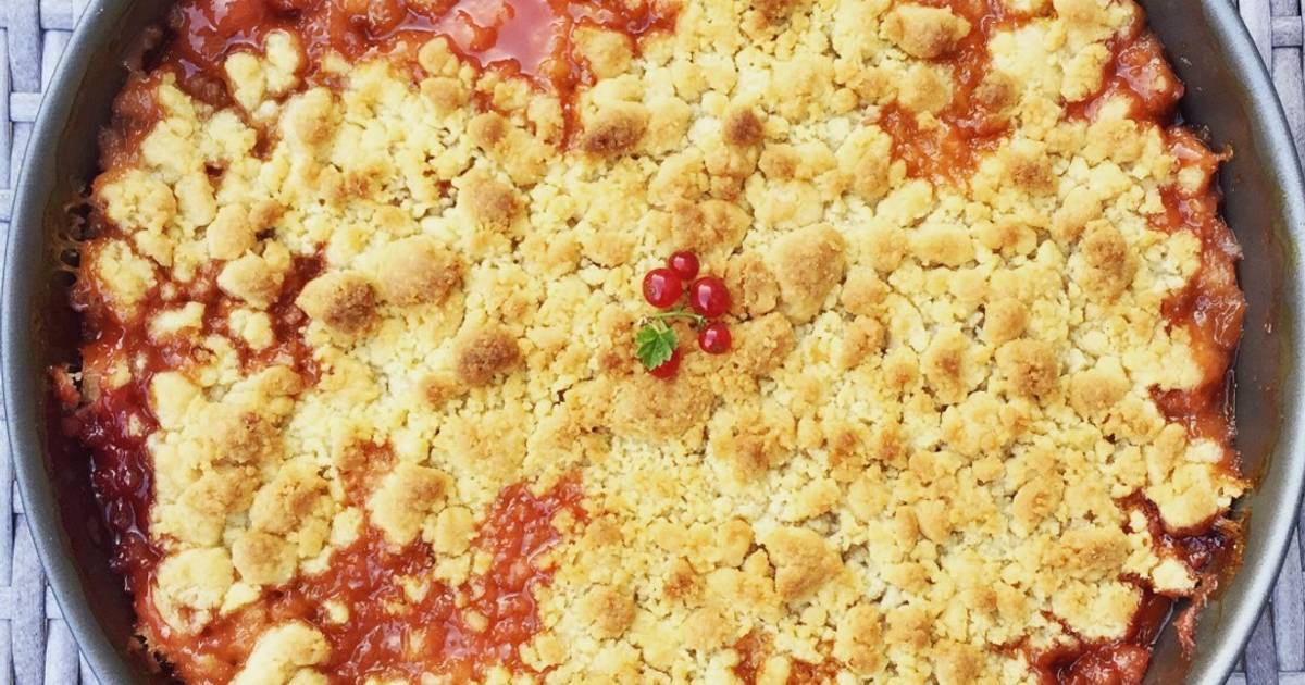 Crumble abricotpêchenectarine de OdileLRQDO Cookpad