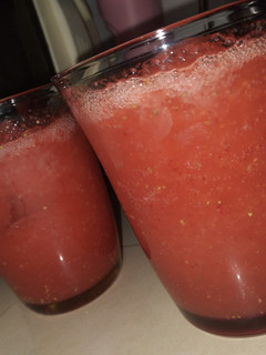 Una foto de Licuado de Frutillas