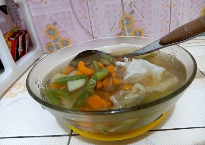 Standar Resep memasak Sop sayur bening simple ala rumahan dijamin sedap