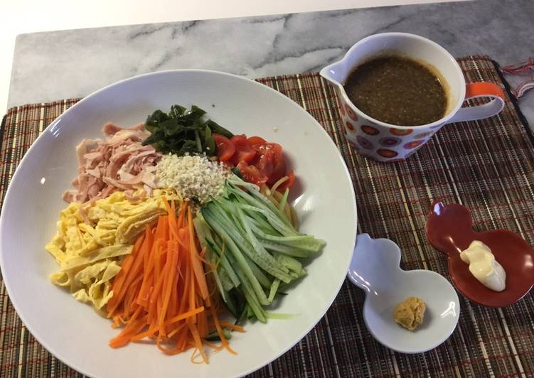 Step-by-Step Guide to Make Homemade Ramen freddo (Hiyashi chyuka)