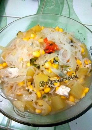 Foto resep 41. Mie Bihun Jagung Berkuah