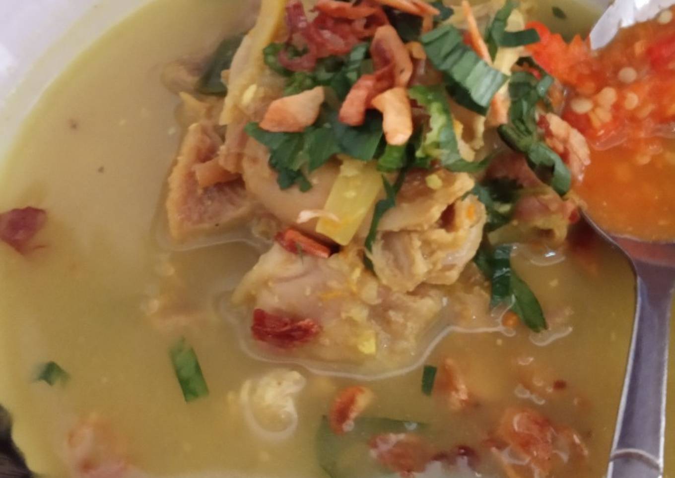 Soto jeroan daging sapi