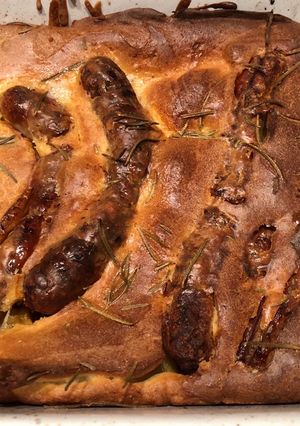 A picture of Toad in the hole 🐸.
