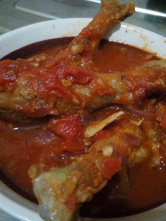 A picture of Kienyeji Chicken stew.