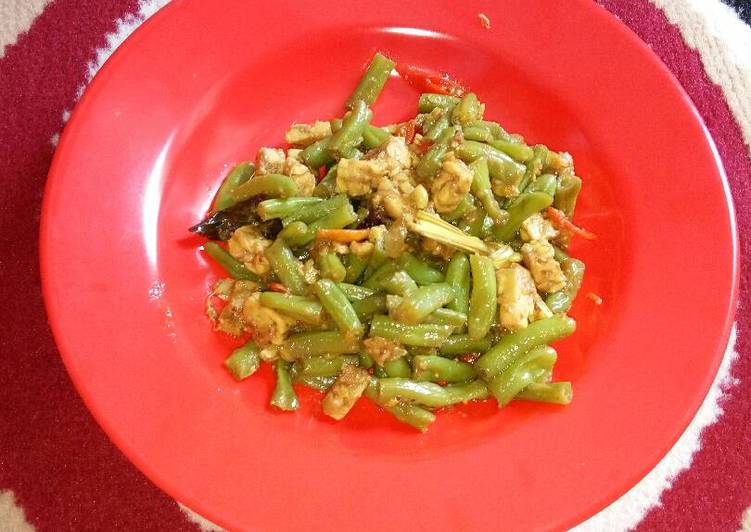 Buncis tempe masak kecap