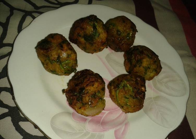 Easy Way to Make Favorite Spinach rice fritters