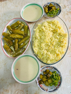 صورة لوصفة مخشي الكوسا باللبن الزبادي