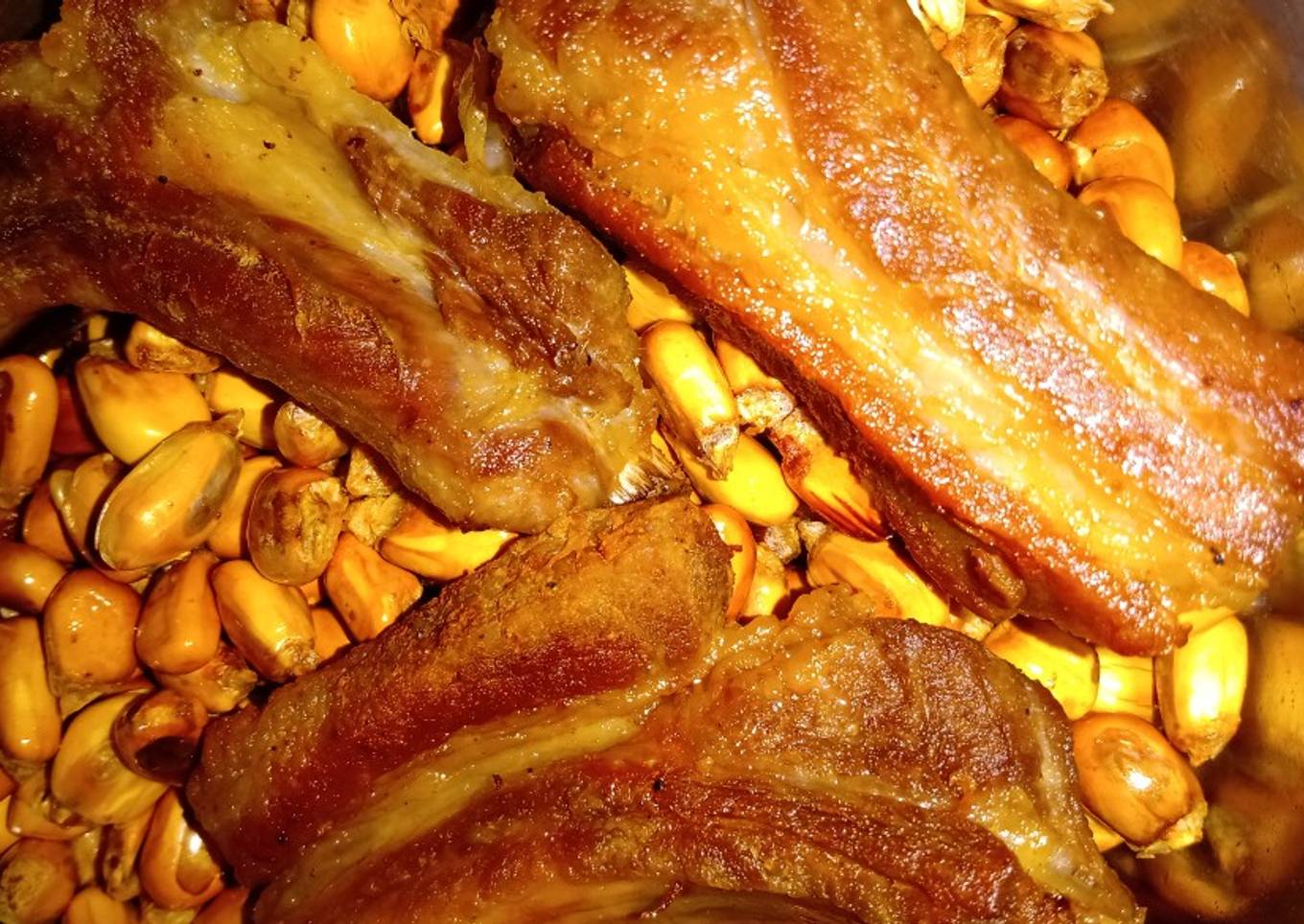 Chicharrón con canchita
