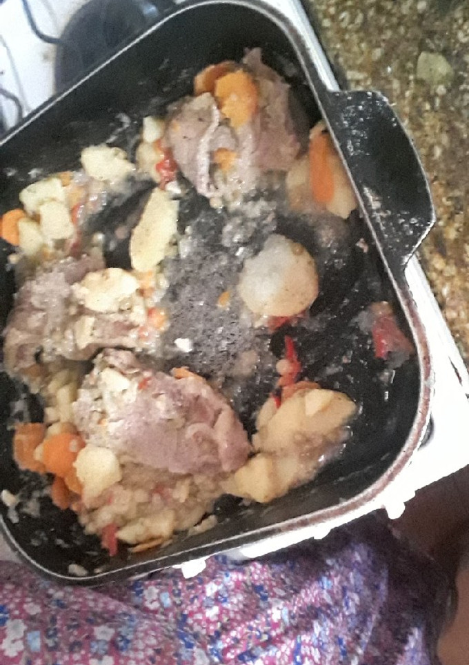 Una foto de Bifes a la criolla