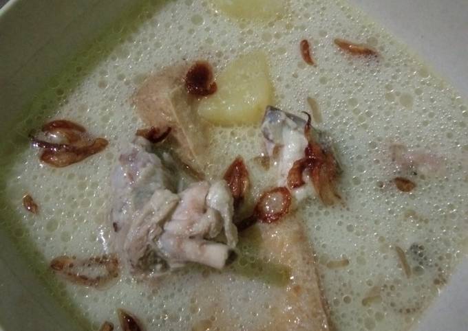 Opor ayam rempah komplit