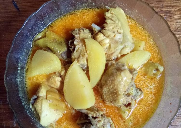 Kari Kentang Ayam Kampung
