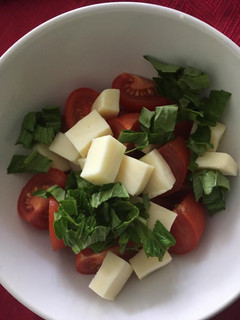 Una foto de Ensalada caprese